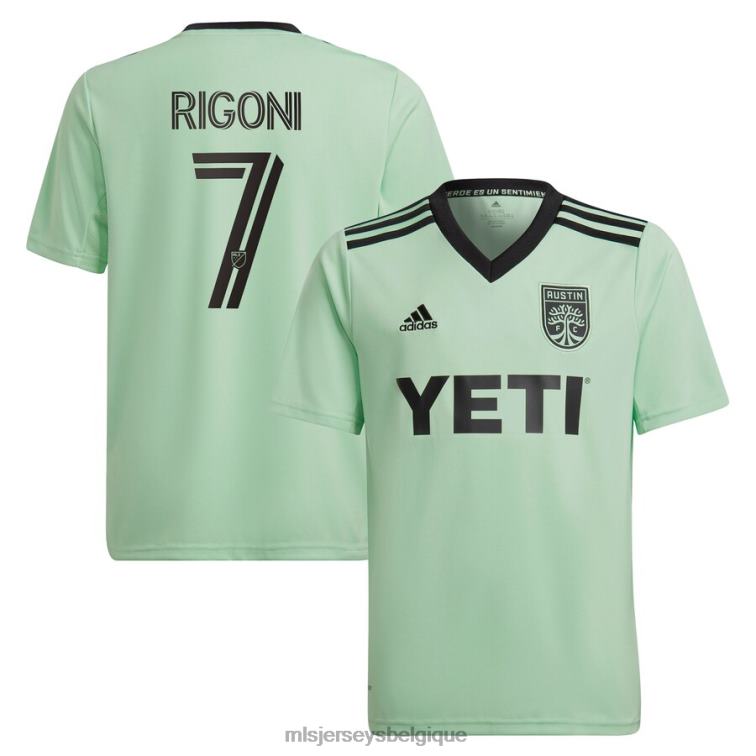 MLS Jerseys enfants austin fc emiliano rigoni adidas menthe 2023 le kit sentimiento réplique maillot de joueur J88221185