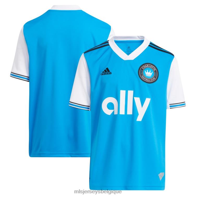 MLS Jerseys enfants maillot réplique primaire charlotte fc adidas bleu 2022 J8822145