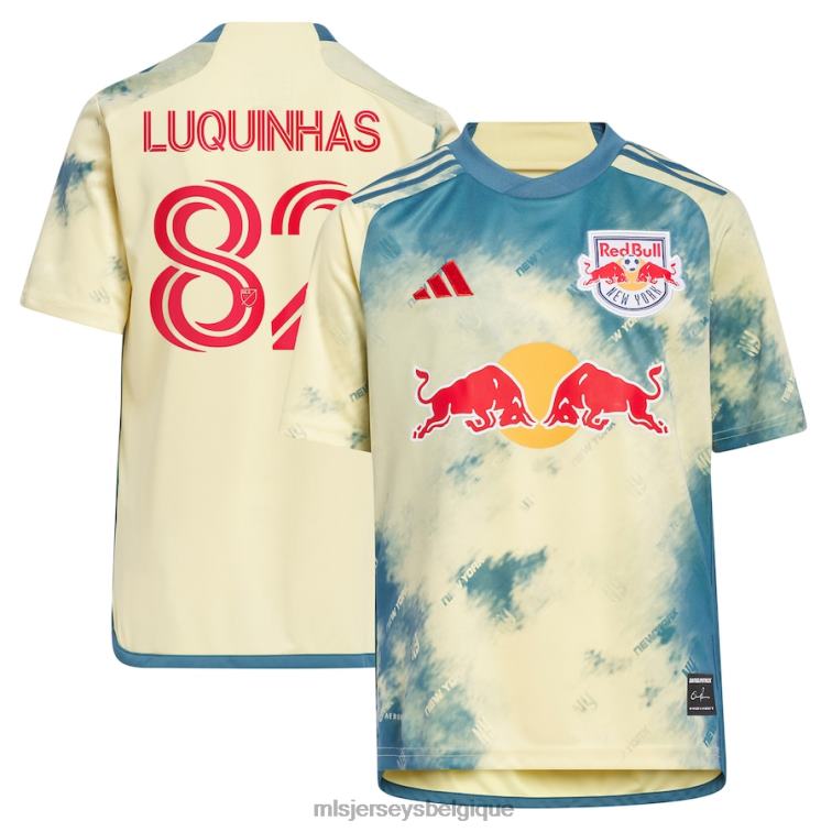 MLS Jerseys enfants maillot réplique du kit new york red bulls luquinhas adidas jaune 2023 daniel patrick J8822678