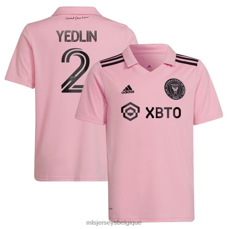 MLS Jerseys enfants inter miami cf deandre yedlin adidas rose 2022 the heart beat kit réplique maillot de joueur J88221391