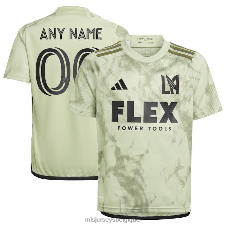 MLS Jerseys enfants maillot personnalisé lafc adidas vert 2023 smokescreen réplique J8822313