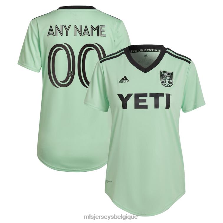 MLS Jerseys femmes austin fc adidas menthe 2022 le kit sentimiento réplique maillot personnalisé J8822574
