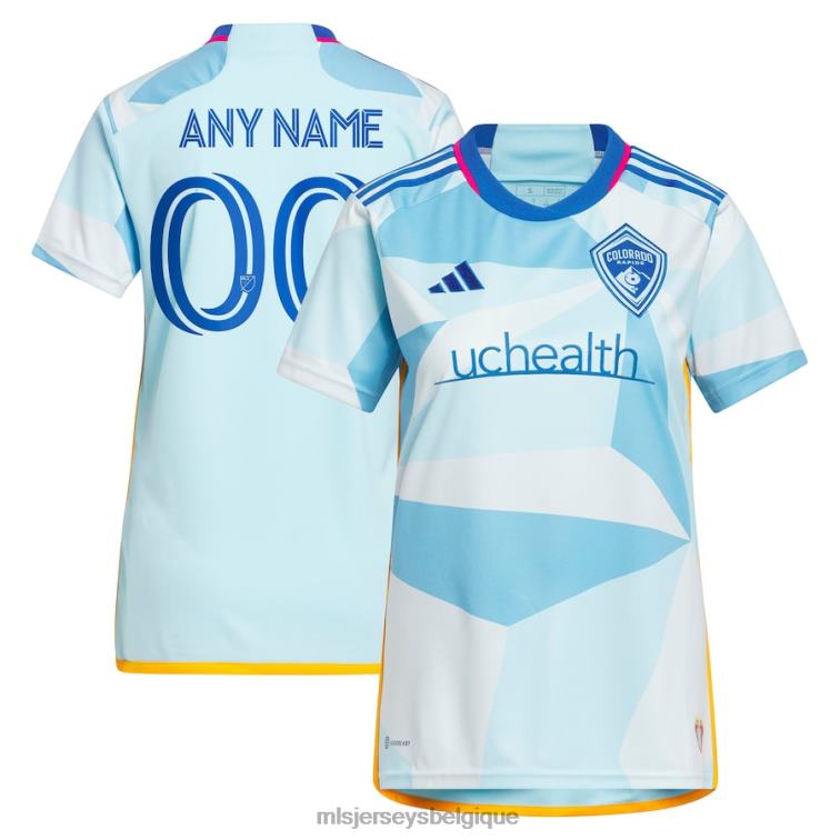 MLS Jerseys femmes colorado rapids adidas bleu clair 2023 new day kit réplique maillot personnalisé J8822515