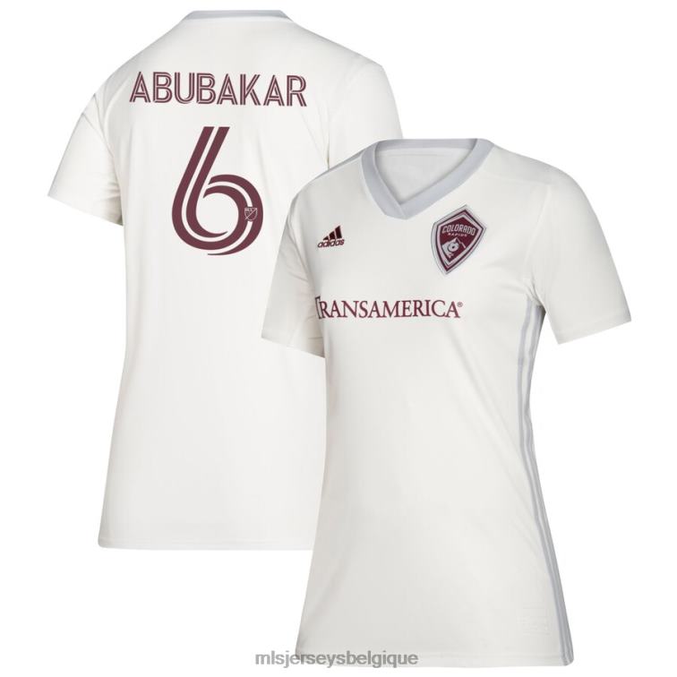 MLS Jerseys femmes maillot réplique secondaire colorado rapids lalas abubakar adidas blanc 2020 J88221246