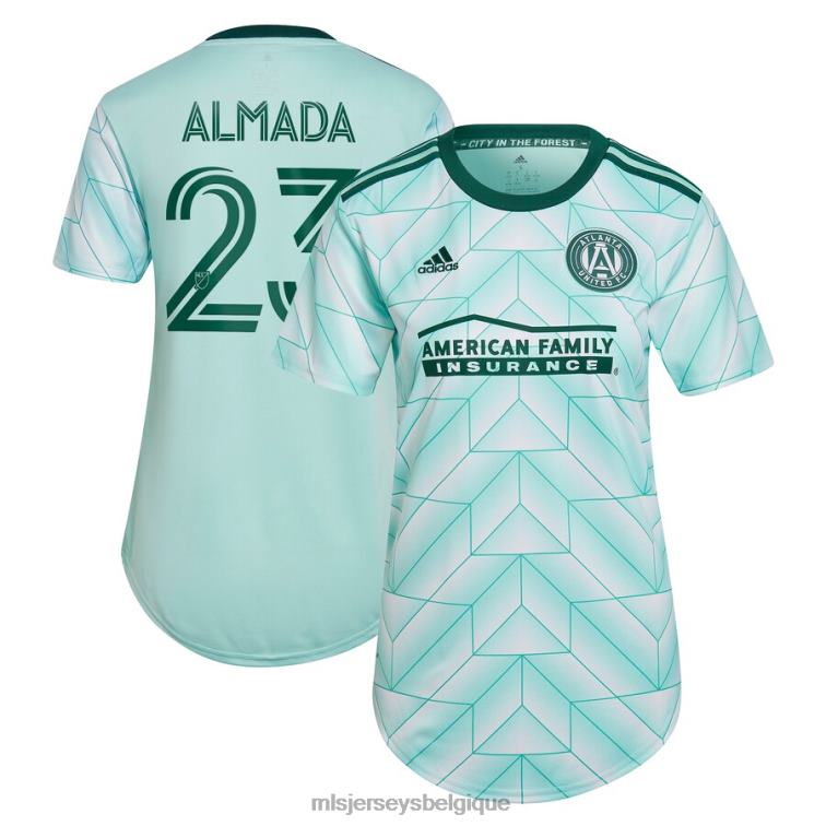 MLS Jerseys femmes atlanta united fc thiago almada adidas menthe 2023 the forest kit réplique maillot de joueur J8822741
