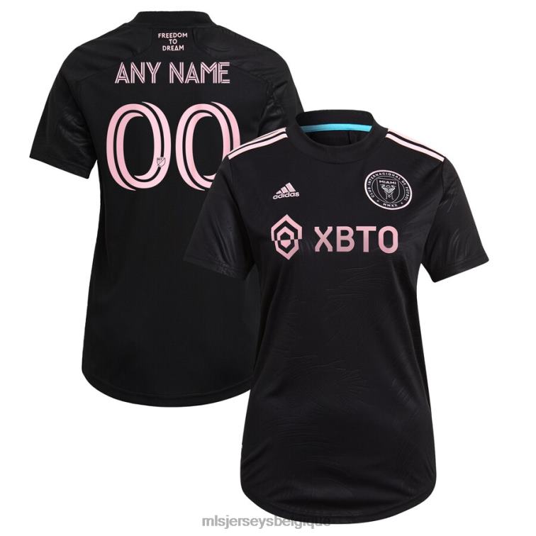 MLS Jerseys femmes maillot personnalisé inter miami cf adidas noir 2021 la palma réplique J8822631