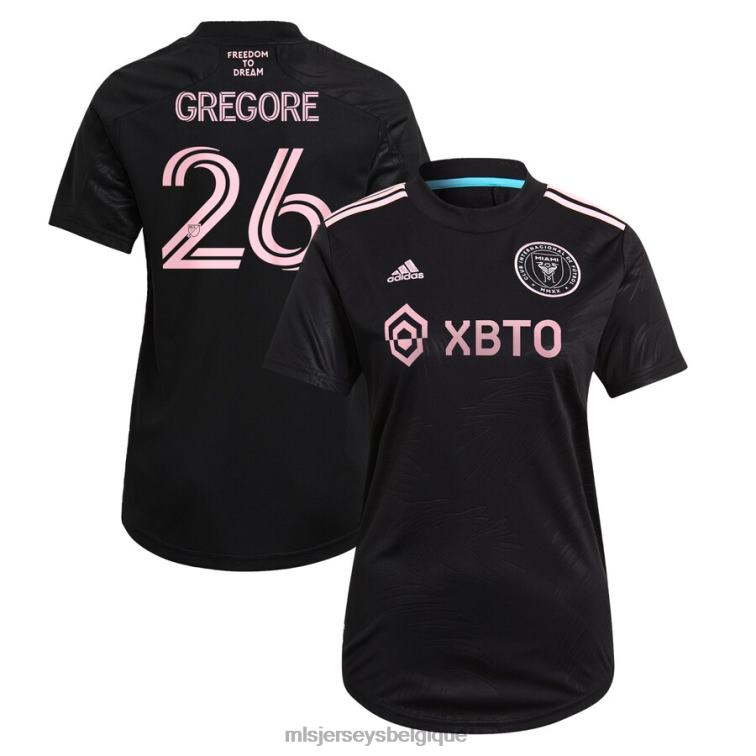 MLS Jerseys femmes maillot de joueur réplique inter miami cf gregore adidas noir 2021 la palma J88221506