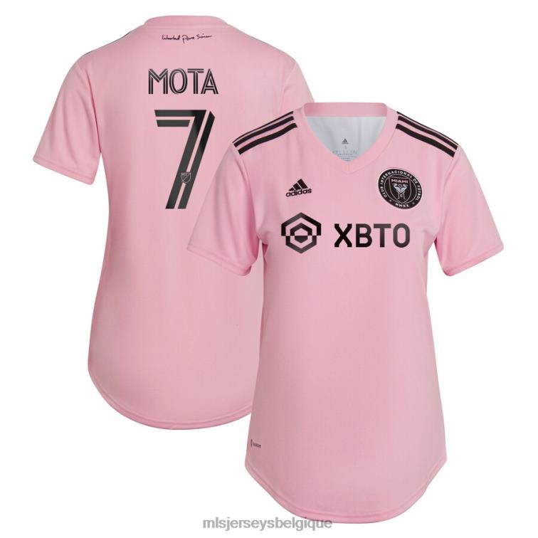 MLS Jerseys femmes inter miami cf jean mota adidas rose 2022 the heart beat kit réplique maillot de joueur J88221508