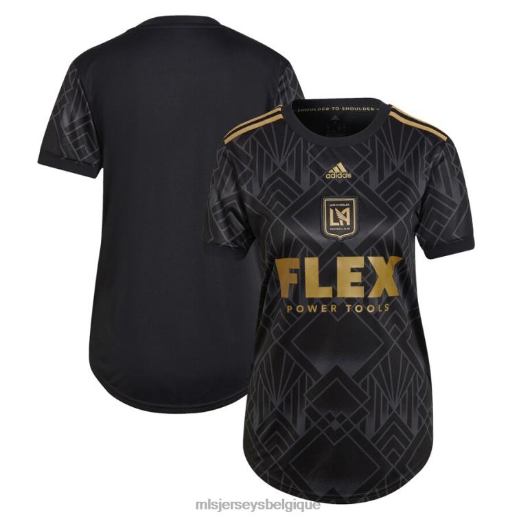 MLS Jerseys femmes lafc adidas noir 2022 kit anniversaire 5 ans réplique maillot vierge J8822449