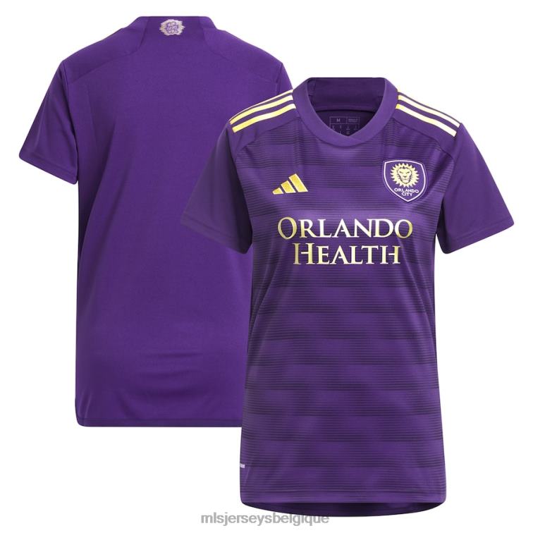 MLS Jerseys femmes maillot orlando city sc adidas violet 2023 the wall kit réplique J8822181