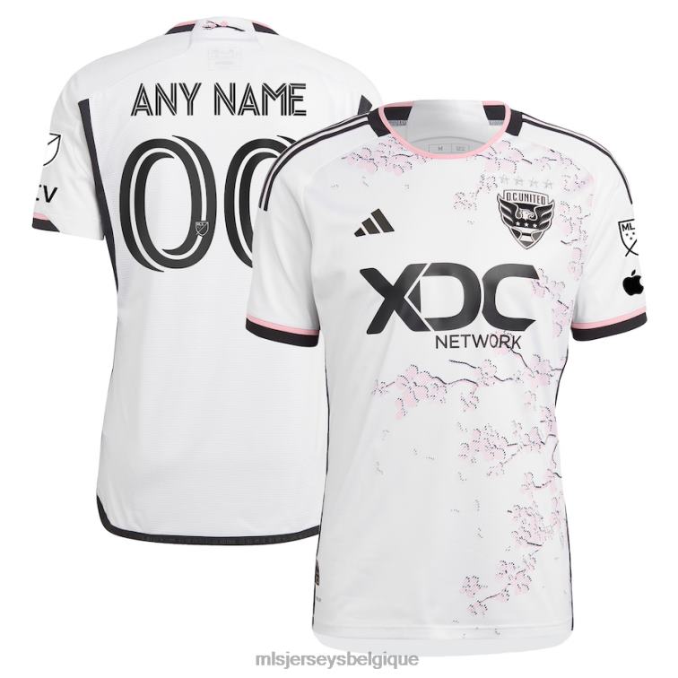 MLS Jerseys Hommes d.c. maillot personnalisé authentique du kit de fleurs de cerisier blanc adidas uni 2023 J8822102