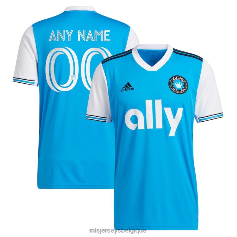 MLS Jerseys Hommes maillot personnalisé réplique primaire charlotte fc adidas bleu 2022 J8822176