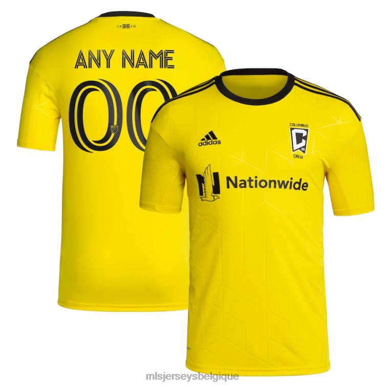 MLS Jerseys Hommes Columbus Crew adidas jaune 2022 gold standard kit réplique maillot personnalisé J8822392