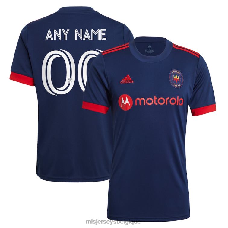 MLS Jerseys Hommes maillot personnalisé chicago fire adidas marine 2021 réplique primaire J8822693