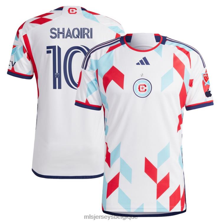 MLS Jerseys Hommes chicago fire xherdan shaqiri adidas blanc 2023 un kit pour tous les maillots de joueur authentiques J8822814