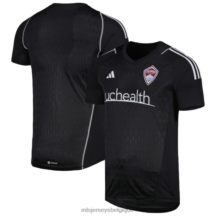 MLS Jerseys Hommes maillot de gardien de but réplique colorado rapids adidas noir 2023 J8822637