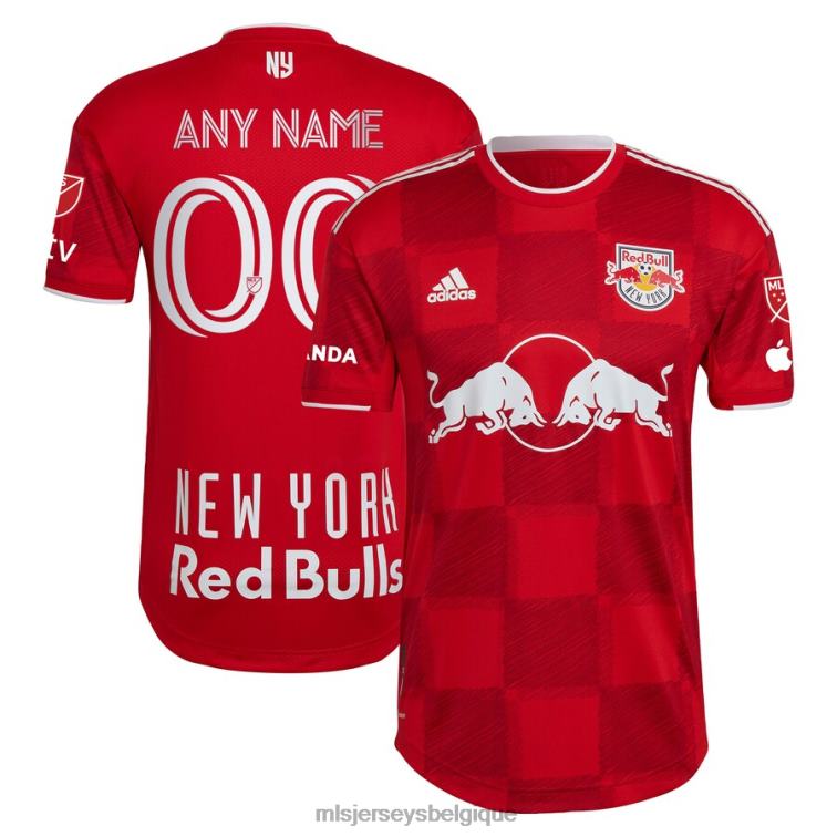MLS Jerseys Hommes maillot personnalisé authentique new york red bulls adidas rouge 2023 1ritmo J88221378
