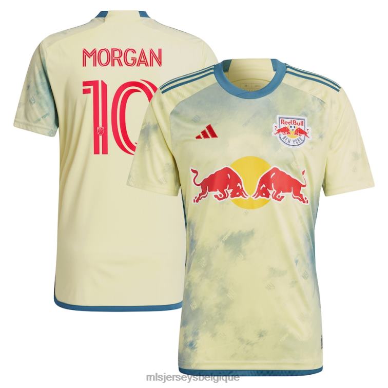 MLS Jerseys Hommes New York Red Bulls Lewis Morgan adidas jaune 2023 Daniel Patrick Kit réplique maillot J8822921