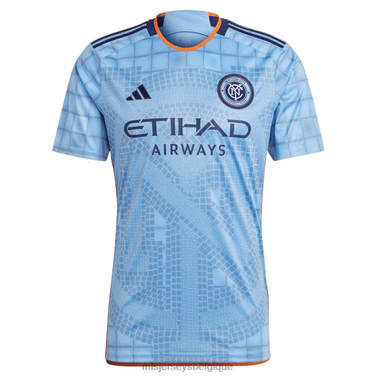 MLS Jerseys Hommes maillot réplique new york city fc adidas bleu clair 2023 the interboro kit J882249