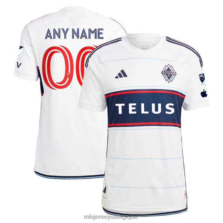 MLS Jerseys Hommes maillot personnalisé authentique vancouver whitecaps fc adidas blanc 2023 bloodlines J8822633