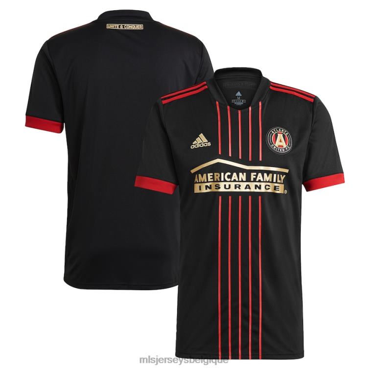 MLS Jerseys Hommes maillot réplique atlanta united fc adidas noir 2021 the blvck kit J882257