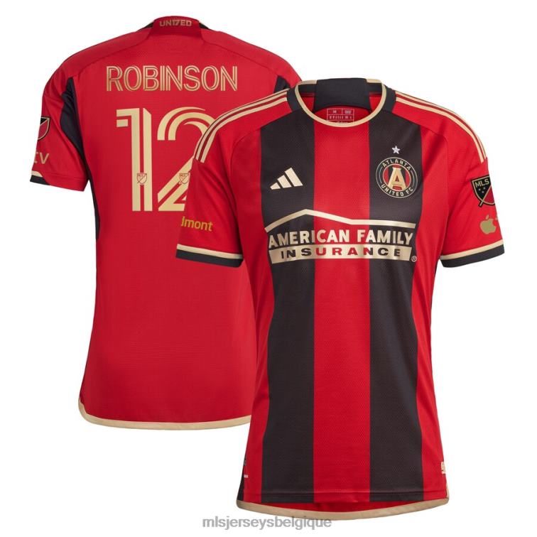 MLS Jerseys Hommes atlanta united fc miles robinson adidas noir 2023 the 17s' kit maillot authentique J8822485