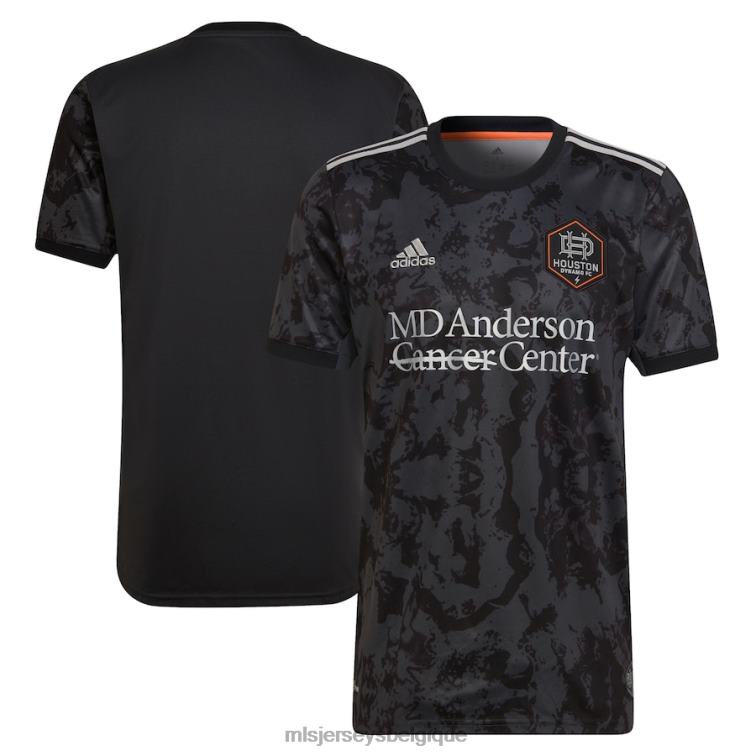MLS Jerseys Hommes houston dynamo fc adidas noir 2022 le maillot bayou city réplique maillot vierge J8822320