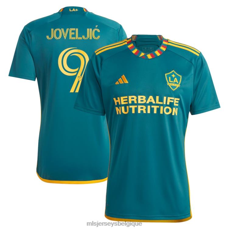 MLS Jerseys Hommes maillot de joueur la galaxy dejan joveljic adidas vert 2023 la kit réplique J8822961