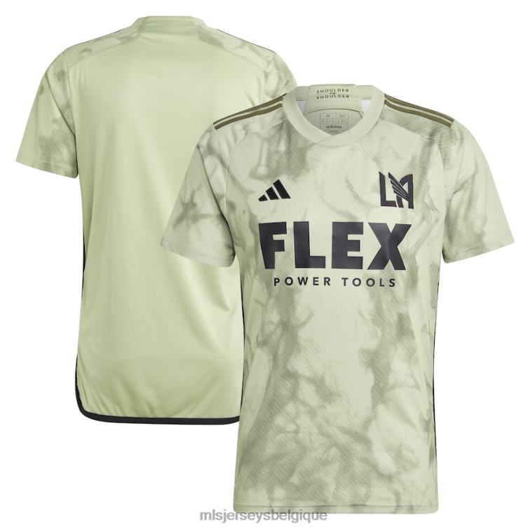 MLS Jerseys Hommes maillot lafc adidas vert 2023 smokescreen réplique J882259