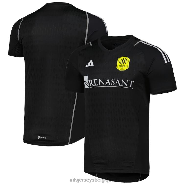 MLS Jerseys Hommes maillot de gardien de but réplique nashville sc adidas noir 2023 J8822482