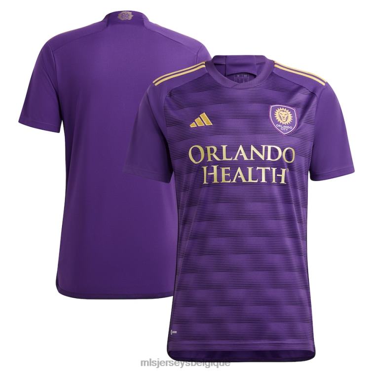 MLS Jerseys Hommes maillot orlando city sc adidas violet 2023 the wall kit réplique J882264