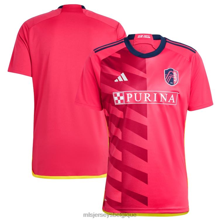 MLS Jerseys Hommes St. maillot réplique louis city sc adidas rouge 2023 city kit J88223