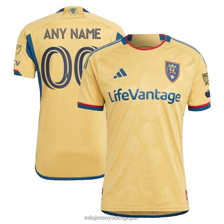 MLS Jerseys Hommes vrai lac salé adidas gold 2023 the behive state kit maillot personnalisé authentique J8822391