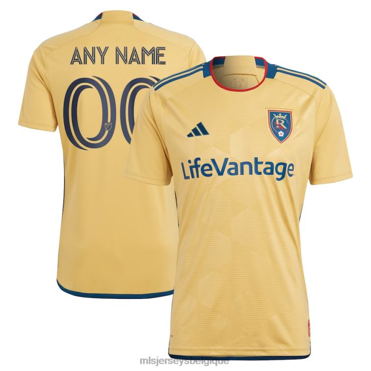 MLS Jerseys Hommes vrai lac salé adidas gold 2023 the behive state kit réplique maillot personnalisé J8822625